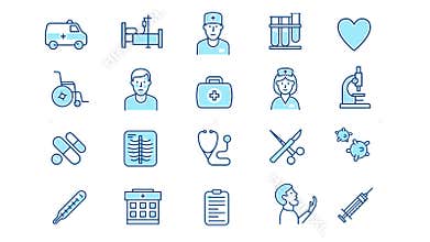 Healthcare Medical icon set