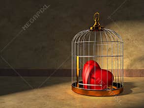 Heart in a cage
