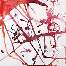 Mood series. Anger. Abstract watercolor background