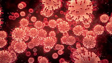 Virus cells Hepatitis, influenza, H1N1 Flu, aids, 2019-nCov COVID-19 coronavirus