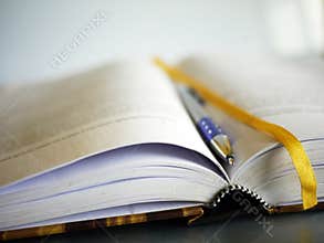 Book and pen