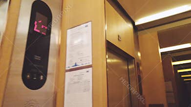 BANGKOK, THAILAND - MARCH 23, 2020: Exit of Hotel The Quarter Ari by UHG. Walking through the empty streets of Bangkok