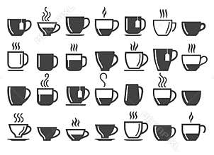 Coffee and tea beverage cups
