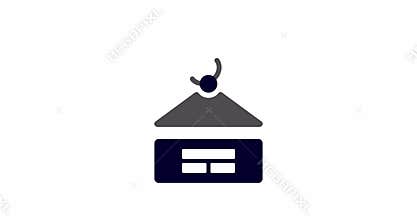 House and wi-fi sign icon. Smart home with connected devices or home wi-fi, transparent background, WIFI logo.