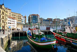 In the harbour of San Sebastian