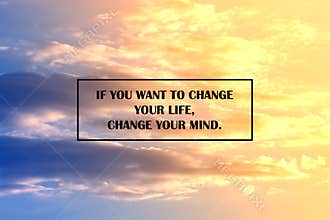 Inspiration Motivational Life Quotes on background design. Meaning words inspiration