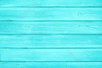 Turquoise painted wooden boards. Light teal pastel colour wood texture. Shabby chic rustic vintage background