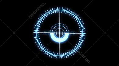 HUD 1004: Heads Up Display Element Of A Holographic Crosshair