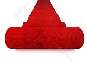 Rolling red carpet