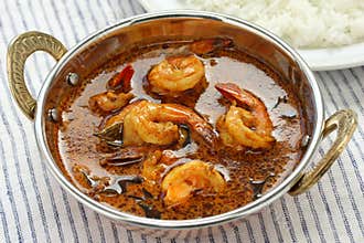 Prawn curry , indian food