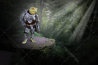 Fantasy Frog, Knight, Shining Armor