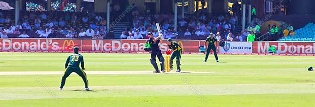 One Day International Cricket Match Between Austra