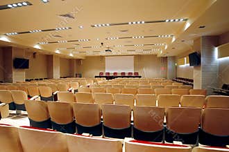 Empty conference hall