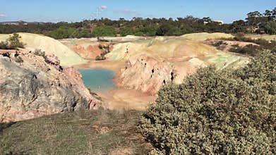 Landscape of Kapunda Copper Mine in South Australia 03