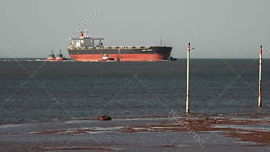 Merchant ship port Hedland Pilbara ports authority western Australia