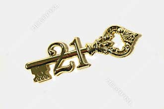 21st Birthday Key