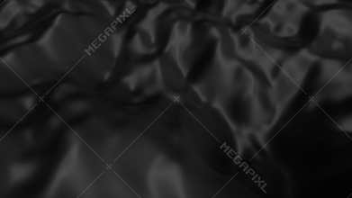 Abstract moving black wavy liquid background