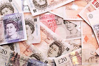 UK Currency Banknotes Money