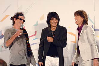 Rolling Stones , Mick Jagger, Ronnie Wood, Charlie Watts, Keith Richards
