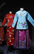 Ancient costumes and costumes of Manchu tribes in China