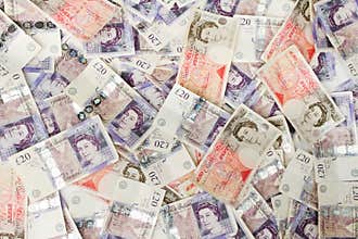 British Pounds background