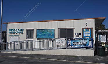Angelâ€™s Gate Continuation High School, Los Angeles Unified School District, in San Pedro, California