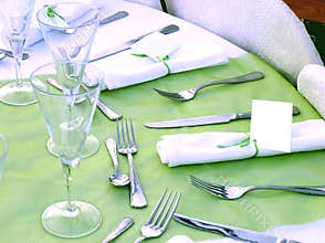 Catering reception setup