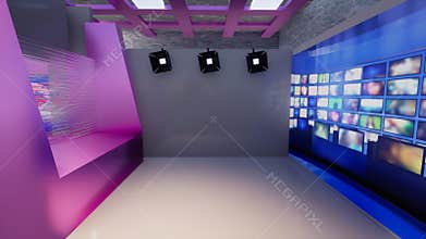 3D Virtual TV Studio News