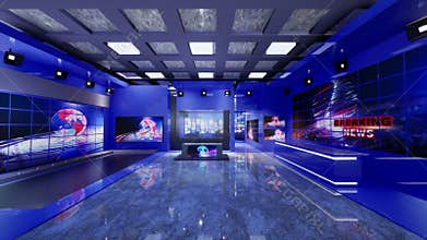 3D Virtual TV Studio News