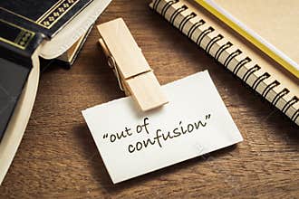 Out of Confusion Note