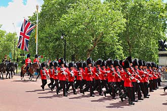 British royal parade , London, Great Britain