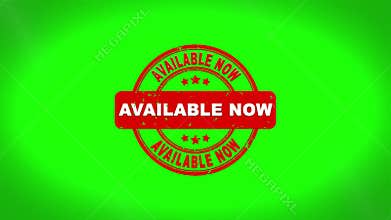 Available Now Signed Stamping Text Wooden Stamp Animation.