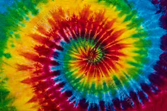 Fashionable Colorful Retro Abstract Psychedelic Ice Tie Dye Swirl Design