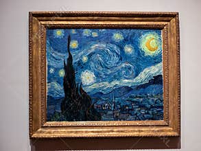 The starry night by Vincent Van Gogh at MOMA