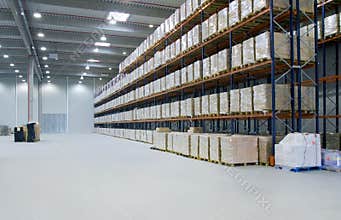 Inside warehouse