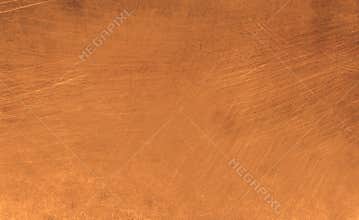 Copper metal plate scratched conceptual texture background no. 65
