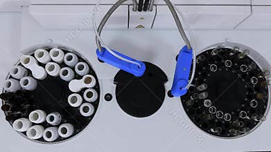 Robotic automatic analyzer of biochemistry medical tests