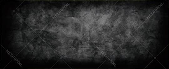 Black background texture, abstract charcoal gray paper with old vintage grunge textured design