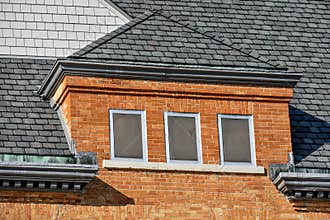 Architectural Details, Brick Building, Roof Lines