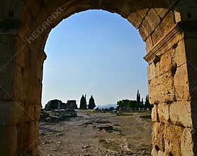 Nordtor Hierapolis Entrance, Pamukkale, Turkey