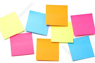 Colorful Sticky Notes - horizontal format