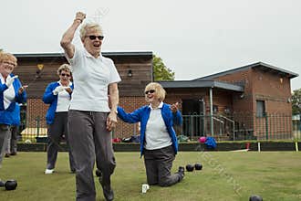 Senior Women Celebrating