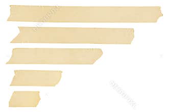 Masking tape streaks