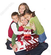Christmas Joy with Mom and Family