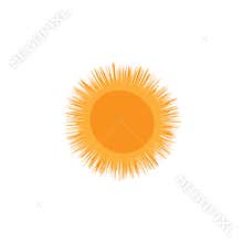 sun logo vector design template. sun icon element collection