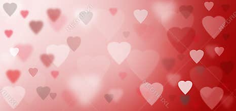 Valentines Day background with heart.