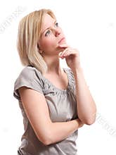 Woman thinking