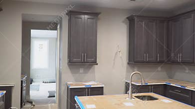 Home improvement kitchen remodel view installed in a new kitchen