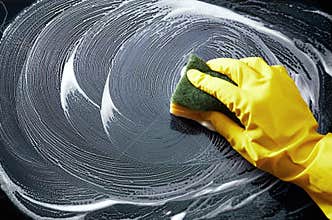 House cleaning concept background image with copy space