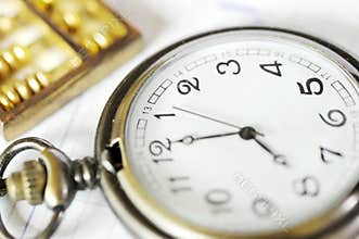 An old pocket watch